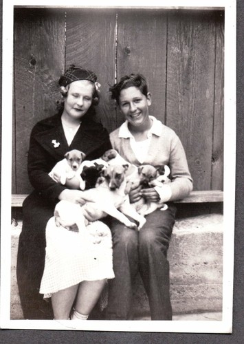 Vintage photograph 1938 - photograph, girls